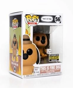 Funko New Arrivals This Is Fine Dog Pop! Vinyl Figure - EE Exclusive