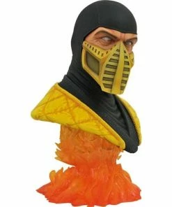 Diamond Select Toys New Arrivals Legends In 3D Mortal Kombat Scorpion 1:2 Scale Bust