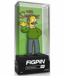 The Simpsons Ned Flanders FiGPiN Classic 3-Inch Enamel Pin New Arrivals