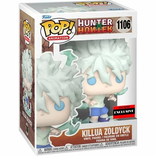 Funko Hunter X Hunter Killua Zoldyck Godspeed Pop! Vinyl Figure - AAA Anime Exclusive Chase/Common Bundle 3 Funko Hunter X Hunter Killua Zoldyck Godspeed Pop! Vinyl Figure - AAA Anime Exclusive Chase/Common Bundle