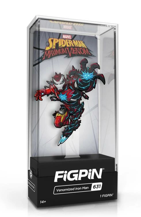 Spider-Man: Maximum Venom Venomized Iron Man Exclusive FiGPiN #631 Exclusives 3 Spider-Man: Maximum Venom Venomized Iron Man Exclusive FiGPiN #631 Exclusives