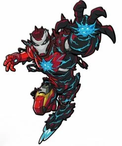 Spider-Man: Maximum Venom Venomized Iron Man Exclusive FiGPiN #631 Exclusives