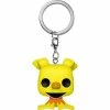 Funko The Nightmare Before Christmas Zero Blacklight Pocket Pop! Key Chain