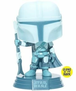 Funko New Arrivals Star Wars: The Mandalorian Hologram Glow-in-the-Dark Pop! Vinyl Figure - EE Exclusive