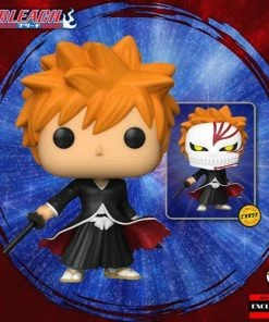 Funko New Arrivals Bleach Ichigo Bankai Tensa Zangetsu Pop! Vinyl Figure - AAA Anime Exclusive (Chase Bundle)
