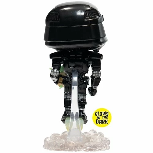 Funko New Arrivals Star Wars: The Mandalorian Dark Trooper With Grogu Glow-in-the-Dark Pop! Vinyl Figure - EE Exclusive 7 Funko New Arrivals Star Wars: The Mandalorian Dark Trooper With Grogu Glow-in-the-Dark Pop! Vinyl Figure - EE Exclusive