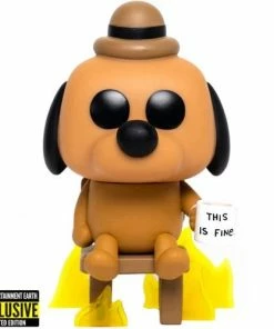 Funko New Arrivals This Is Fine Dog Pop! Vinyl Figure - EE Exclusive