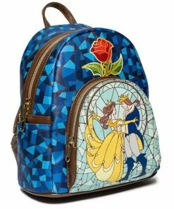 Loungefly Beauty And The Beast Stained-Glass Window Mini-Backpack - EE Exclusive 7 Loungefly Beauty And The Beast Stained-Glass Window Mini-Backpack - EE Exclusive