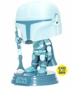 Funko New Arrivals Star Wars: The Mandalorian Hologram Glow-in-the-Dark Pop! Vinyl Figure - EE Exclusive