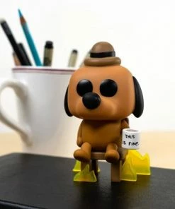 Funko New Arrivals This Is Fine Dog Pop! Vinyl Figure - EE Exclusive