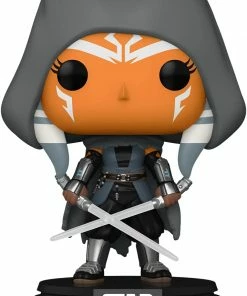 Funko Pop! Star Wars: The Mandalorian - Hooded Ahsoka With Duel Sabers, AMZ Exclusive New Arrivals