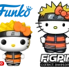 Funko Hello Kitty Sanrio Naruto Pop! Exclusive GITD Vinyl Figure And FiGPiN Bundle