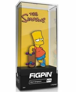 The Simpsons Bart Simpson With Skateboard FiGPiN Classic 3-Inch Enamel Pin