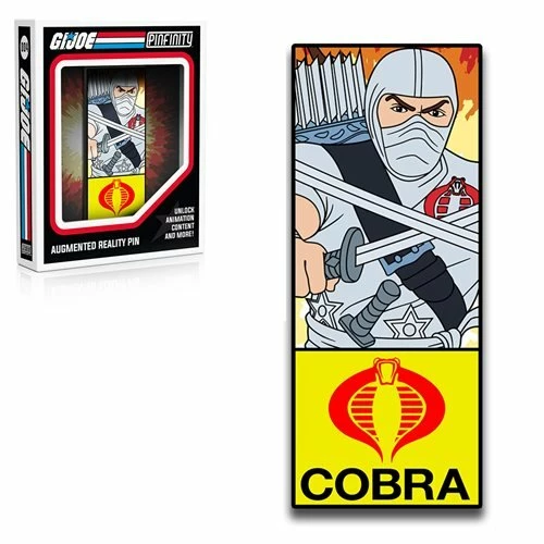 Pinfinity G.I. Joe Storm Shadow Augmented Reality Enamel Pin 1 Pinfinity G.I. Joe Storm Shadow Augmented Reality Enamel Pin