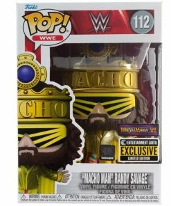 Funko New Arrivals WWE King Macho Man Metallic Pop! Vinyl Figure - EE Exclusive