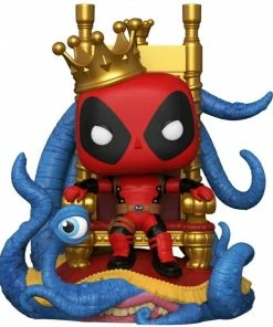 Funko New Arrivals Pop! Deluxe Marvel Heroes King Deadpool On Throne PX Exclusive Vinyl Figure