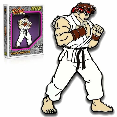 Pinfinity Street Fighter Ryu Augmented Reality Enamel Pin New Arrivals 1 Pinfinity Street Fighter Ryu Augmented Reality Enamel Pin New Arrivals