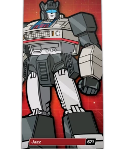 Transformers: Jazz FiGPiN #671 Classic Limited Edition Enamel Pin / Only 3000 Pieces Made!