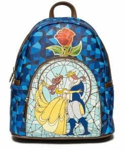 Loungefly Beauty And The Beast Stained-Glass Window Mini-Backpack - EE Exclusive