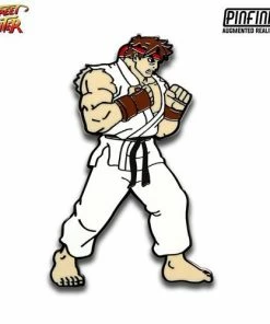 Pinfinity Street Fighter Ryu Augmented Reality Enamel Pin New Arrivals