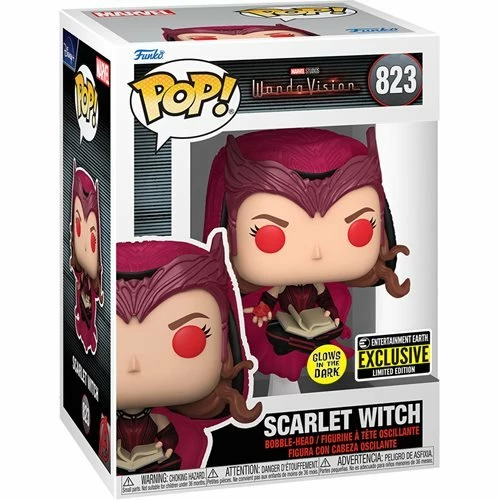 Funko WandaVision Scarlet Witch Glow-in-the-Dark Pop! Vinyl Figure - EE Exclusive 2 Funko WandaVision Scarlet Witch Glow-in-the-Dark Pop! Vinyl Figure - EE Exclusive