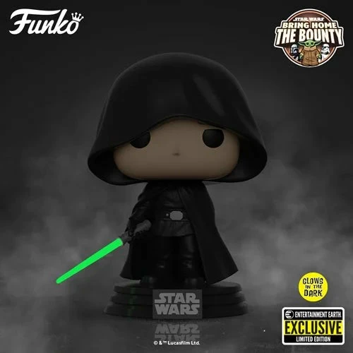 Funko New Arrivals Star Wars: The Mandalorian Luke Glow-in-the-Dark Pop! Vinyl Figure - EE Exclusive 2 Funko New Arrivals Star Wars: The Mandalorian Luke Glow-in-the-Dark Pop! Vinyl Figure - EE Exclusive
