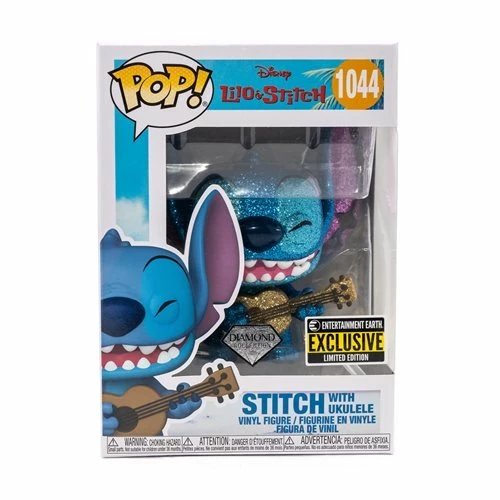 Funko New Arrivals Lilo & Stitch Stitch With Ukulele Diamond Glitter Pop! Vinyl Figure - EE Exclusive 4 Funko New Arrivals Lilo & Stitch Stitch With Ukulele Diamond Glitter Pop! Vinyl Figure - EE Exclusive