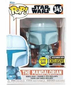Funko New Arrivals Star Wars: The Mandalorian Hologram Glow-in-the-Dark Pop! Vinyl Figure - EE Exclusive