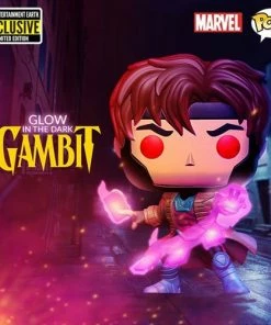 Funko New Arrivals X-Men Gambit Glow-in-the-Dark Pop! Vinyl Figure - EE Exclusive