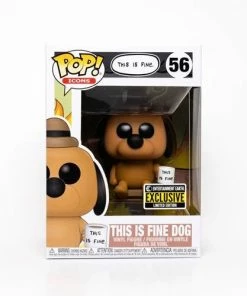 Funko New Arrivals This Is Fine Dog Pop! Vinyl Figure - EE Exclusive