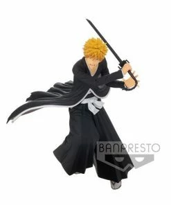 Banpresto New Arrivals Bleach Ichigo Kurosaki Soul Entered Model Statue