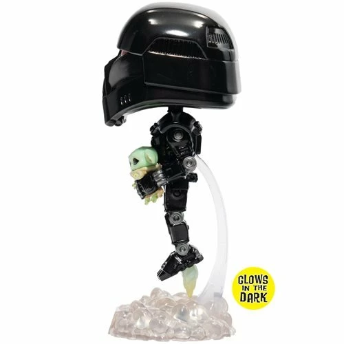 Funko New Arrivals Star Wars: The Mandalorian Dark Trooper With Grogu Glow-in-the-Dark Pop! Vinyl Figure - EE Exclusive 5 Funko New Arrivals Star Wars: The Mandalorian Dark Trooper With Grogu Glow-in-the-Dark Pop! Vinyl Figure - EE Exclusive