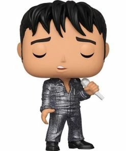 Funko Elvis Presley 1968 Comeback Special Diamond Glitter Pop! Vinyl Figure - EE Exclusive