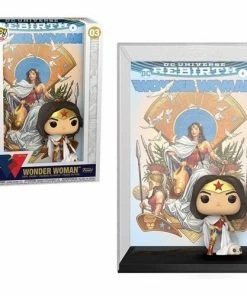 Funko Wonder Woman 80th Rebirth On Throne Pop! Comic Cover With Figure