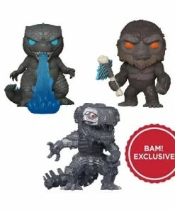 Funko Exclusives BAM! Exclusive Godzilla Vs Kong Pop! Vinyl - 3 Pack With MechaGodzilla