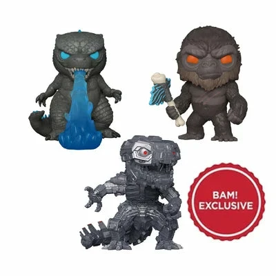 Funko Exclusives BAM! Exclusive Godzilla Vs Kong Pop! Vinyl - 3 Pack With MechaGodzilla 1 Funko Exclusives BAM! Exclusive Godzilla Vs Kong Pop! Vinyl - 3 Pack With MechaGodzilla