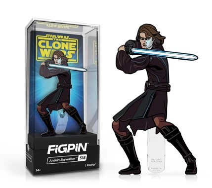 Star Wars The Clone Wars: Anakin Skywalker FiGPiN #518 4 Star Wars The Clone Wars: Anakin Skywalker FiGPiN #518
