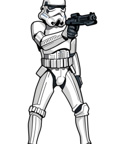 New Arrivals Star Wars A New Hope: Stormtrooper FiGPiN #703