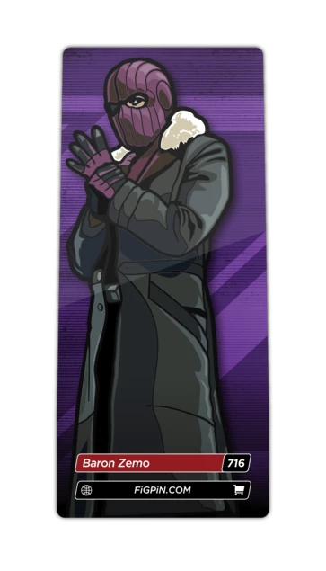 New Arrivals The Falcon And The Winter Soldier: Baron Zemo FiGPiN #716 Limited Edition 3 New Arrivals The Falcon And The Winter Soldier: Baron Zemo FiGPiN #716 Limited Edition