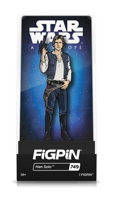 New Arrivals Star Wars A New Hope Han Solo FiGPiN #749 2 New Arrivals Star Wars A New Hope Han Solo FiGPiN #749