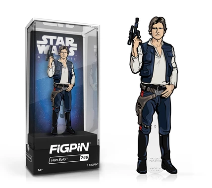 New Arrivals Star Wars A New Hope Han Solo FiGPiN #749 4 New Arrivals Star Wars A New Hope Han Solo FiGPiN #749