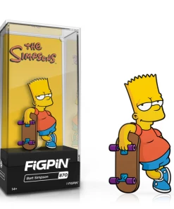 The Simpsons Bart Simpson With Skateboard FiGPiN Classic 3-Inch Enamel Pin