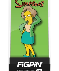 New Arrivals The Simpsons Edna Krabnappel FiGPiN Classic 3-Inch Limited Edition Enamel Pin