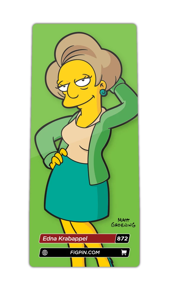 New Arrivals The Simpsons Edna Krabnappel FiGPiN Classic 3-Inch Limited Edition Enamel Pin 3 New Arrivals The Simpsons Edna Krabnappel FiGPiN Classic 3-Inch Limited Edition Enamel Pin
