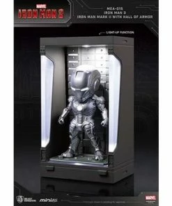 Beast Kingdom New Arrivals Iron Man 3 MEA-015 Iron Man MK II Action Figure With Hall Of Armor Display - Previews Exclusive