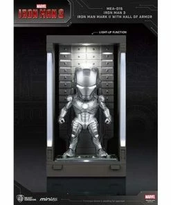 Beast Kingdom New Arrivals Iron Man 3 MEA-015 Iron Man MK II Action Figure With Hall Of Armor Display - Previews Exclusive