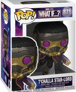 Funko New Arrivals Marvel's What If T'Challa Star-Lord Pop! Vinyl Figure