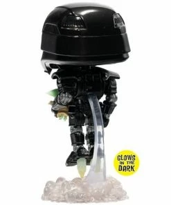 Funko New Arrivals Star Wars: The Mandalorian Dark Trooper With Grogu Glow-in-the-Dark Pop! Vinyl Figure - EE Exclusive 14 Funko New Arrivals Star Wars: The Mandalorian Dark Trooper With Grogu Glow-in-the-Dark Pop! Vinyl Figure - EE Exclusive