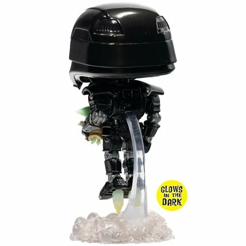 Funko New Arrivals Star Wars: The Mandalorian Dark Trooper With Grogu Glow-in-the-Dark Pop! Vinyl Figure - EE Exclusive 6 Funko New Arrivals Star Wars: The Mandalorian Dark Trooper With Grogu Glow-in-the-Dark Pop! Vinyl Figure - EE Exclusive