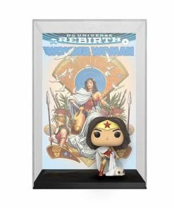 Funko Wonder Woman 80th Rebirth On Throne Pop! Comic Cover With Figure